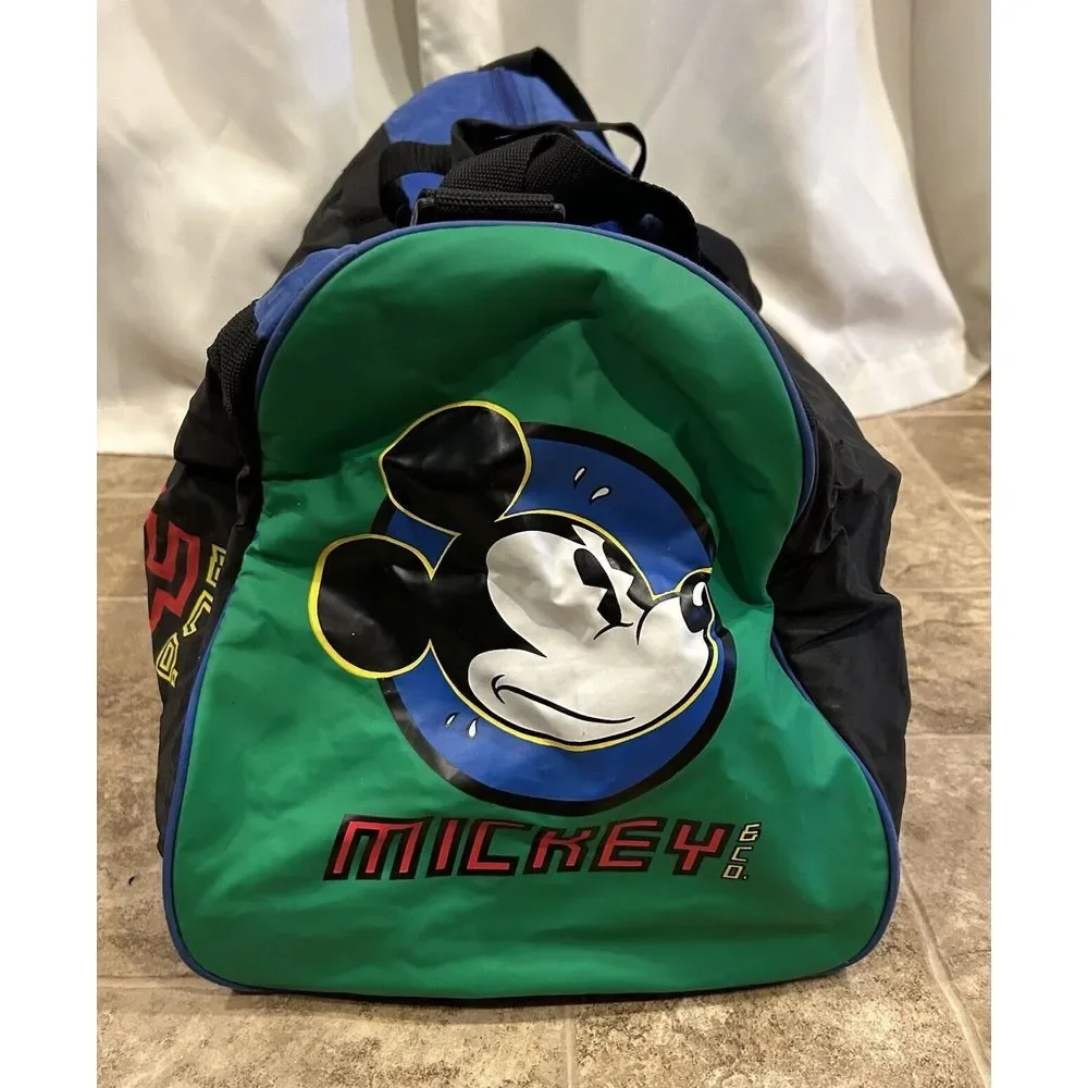 Vintage Disney Mickey Colorblock‎ Duffel Bag